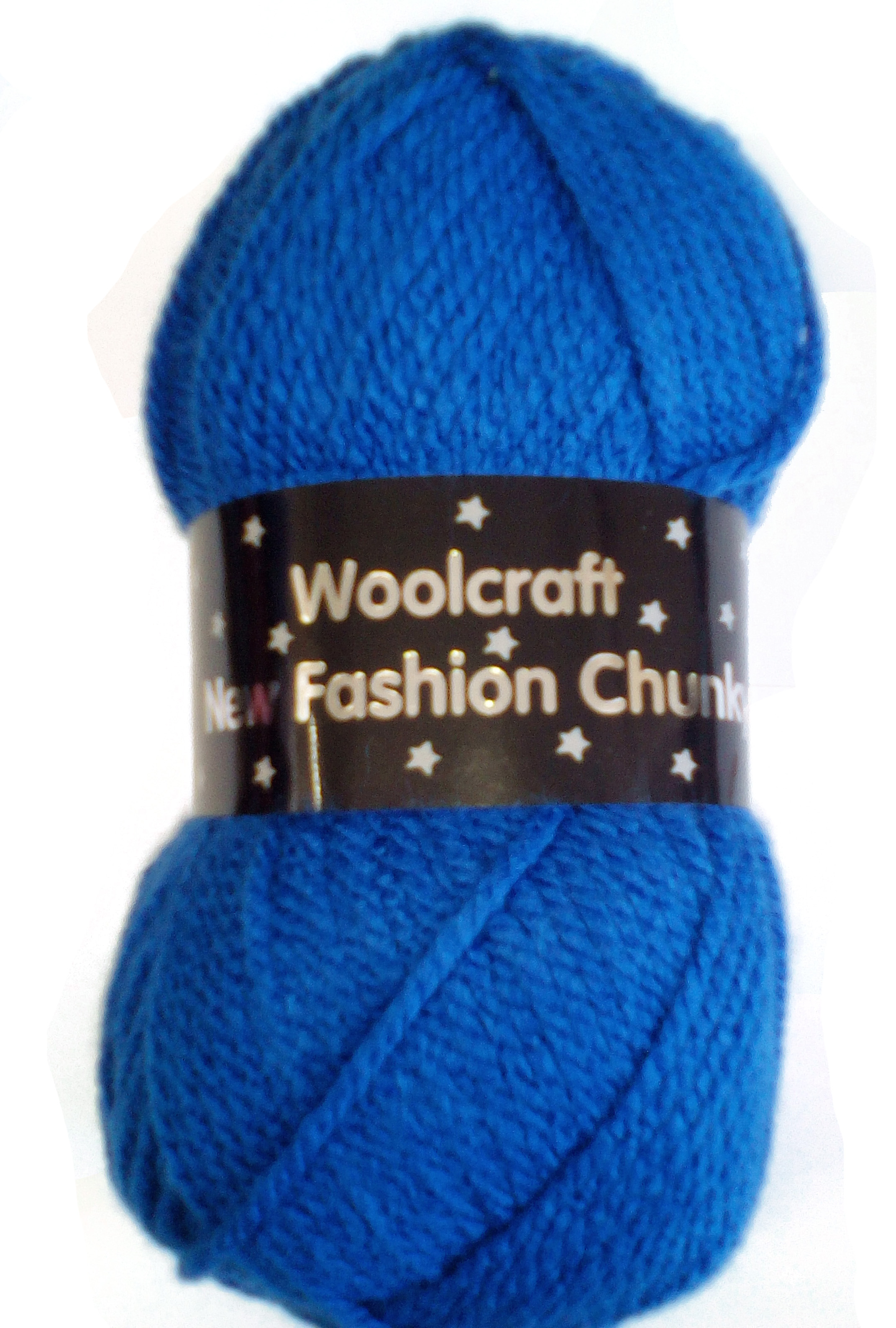 New Fashion Chunky Yarn 10 x 100g Balls Royal - Click Image to Close